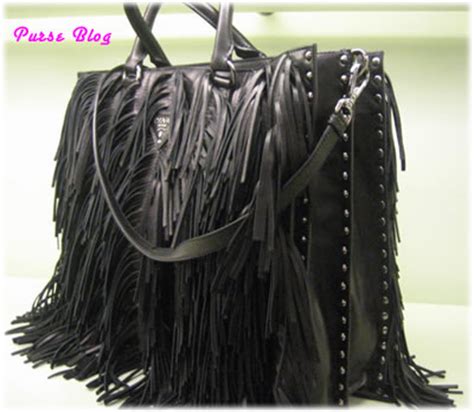 prada fringe bag 2007|Prada Fringe Tote .